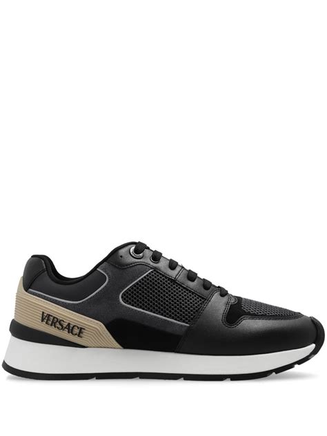 versace panelled sneakers|Versace sneaker sale.